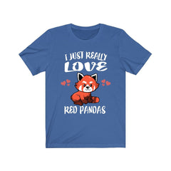 I Really Love Red Pandas T-Shirt - red panda print design