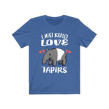 I Just Really Love Tapirs Ok Shirt, Tapir Lover Shirt, Tapir Shirt, Tapir Lover Gift, Tapir Boy Girl T-Shirt Image 2