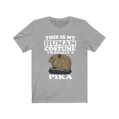 This is my human costume I am really a pika alpine mountain mammal tee
