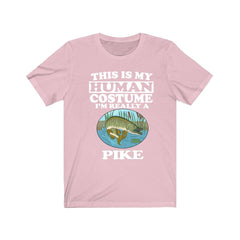 This Is My Human Costume I'm Really A Pike Fish Shirt - pike print design