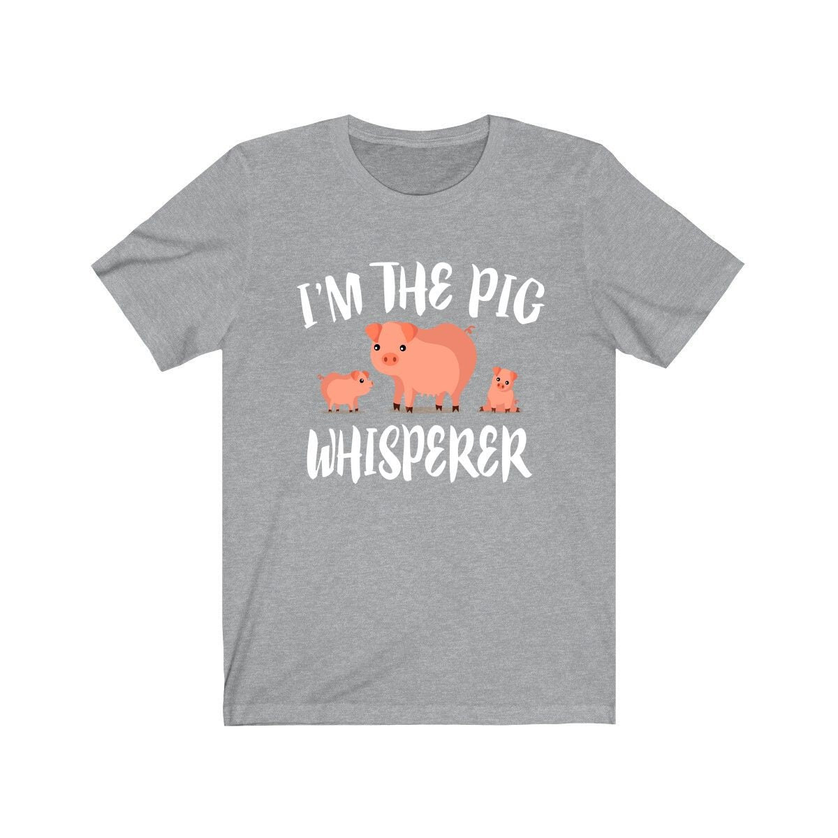I'm The Pig Whisperer Shirt, Pig Lover Shirt, Pig Shirt, Pig Funny Shirt, Pig Lover Gift, Pig Boy Girl T-Shirt Image 3