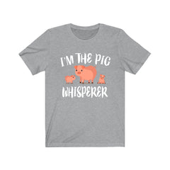 I'm The Pig Whisperer Shirt - pig print design