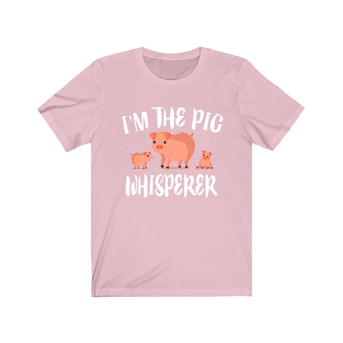 I'm The Pig Whisperer Shirt, Pig Lover Shirt, Pig Shirt, Pig Funny Shirt, Pig Lover Gift, Pig Boy Girl T-Shirt Image 4
