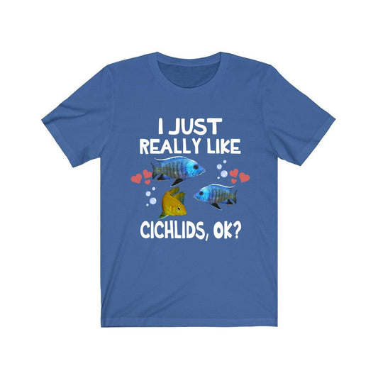 I Just Really Like Cichlids Shirt - cichlid print design