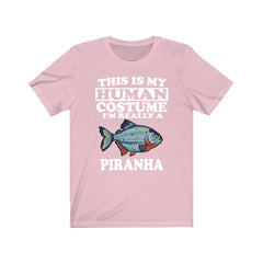 This Is My Human Costume I'm Really A Piranha Shirt - piranha print design