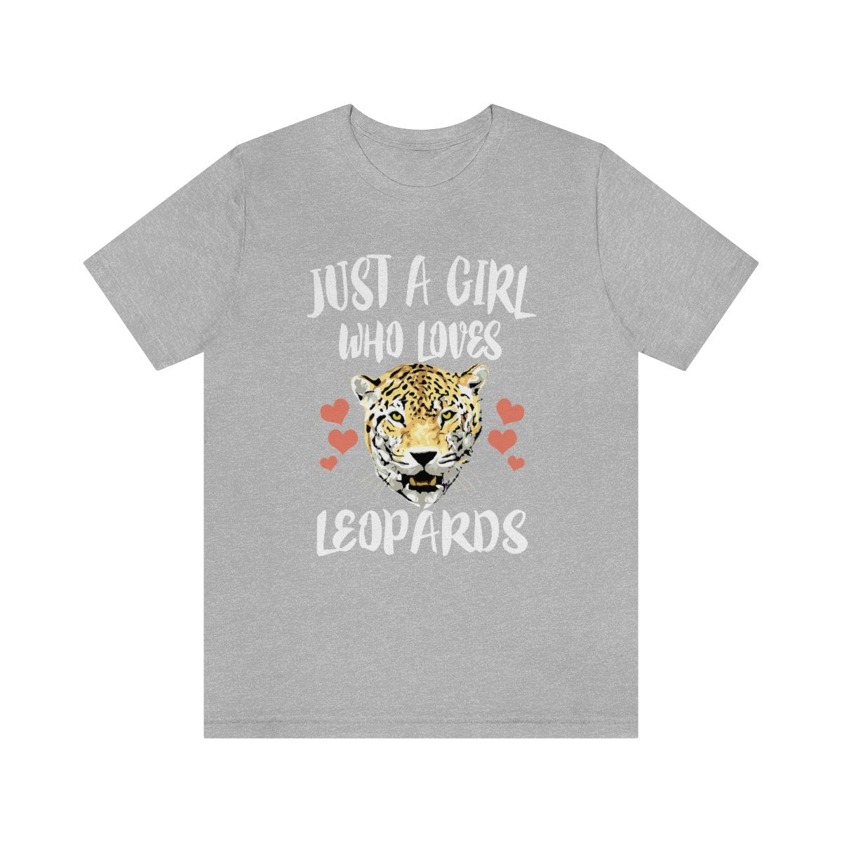 Just A Girl Who Loves Leopards Shirt, Leopard Lover Shirt, Leopard Lover Gift, Animal Lover Shirt, Adult Toddler Infant Kids Gift T-Shirt Image 2