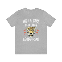 Just A Girl Who Loves Leopards Shirt - leopard print design