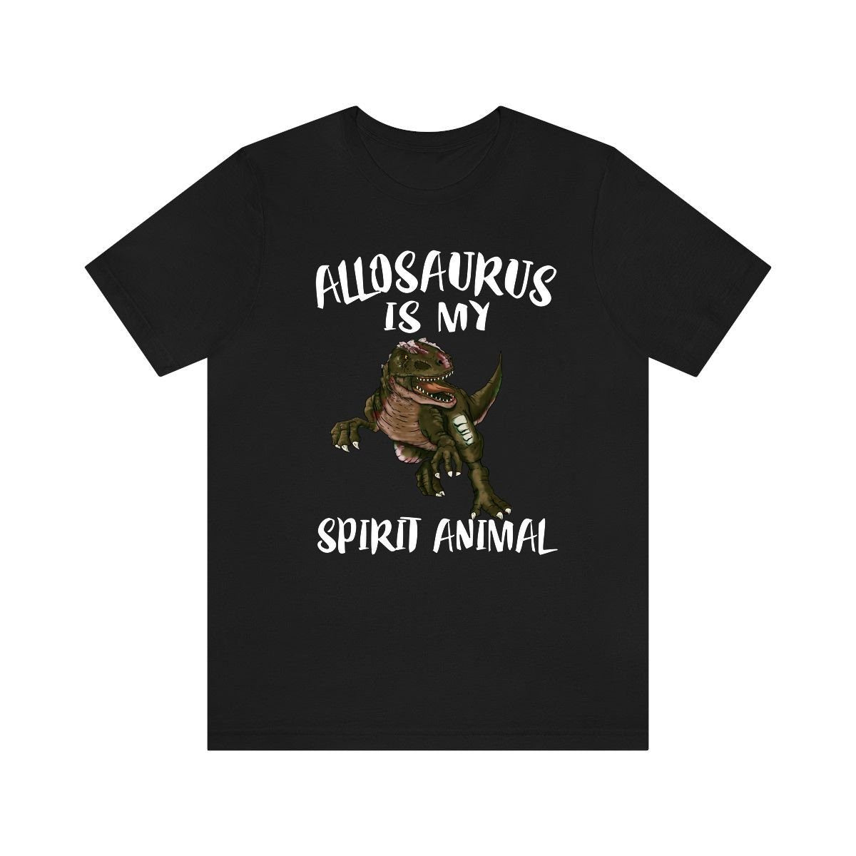 Allosaurus Is My Spirit Animal Shirt, Allosaurus Lover Shirt, Dinosaur shirt, Dinosaur Lover Gift Animal Adult Toddler Kids Gift T-Shirt Image 2