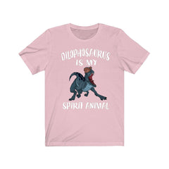 Dilophosaurus Is My Spirit Animal Shirt - Dilophosaurus print design