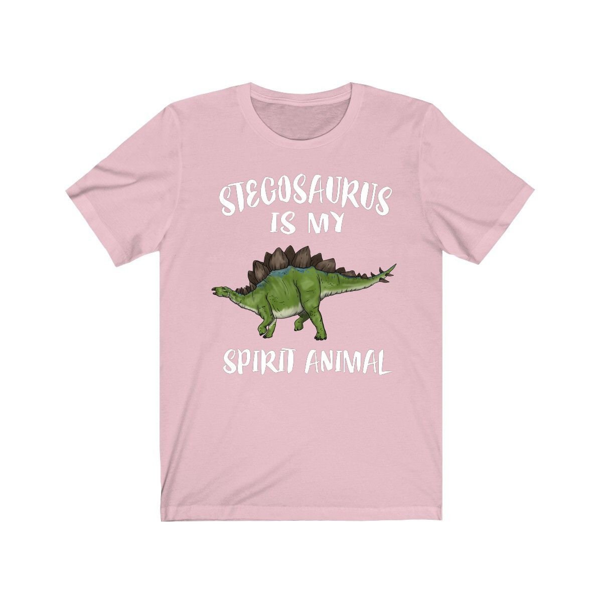 Stegosaurus Is My Spirit Animal Shirt, Stegosaurus Lover Shirt, Dinosaur shirt, Dinosaur Lover Gift Animal Adult Toddler Kids T-Shirt Image 4