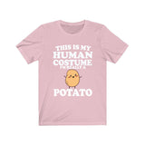 This Is My Human Costume I'm Really A Potato Shirt, Potato Lover Shirt, Potato Shirt, Vegetable Funny Gift, Animal Adult Kids Image 4