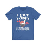 I Love Skunks It's People Who Stink Shirt, Skunk Lover Shirt, Skunk Shirt, Skunk Owner Shirt, Skunk Funny Boy Girl Shirt Image 2