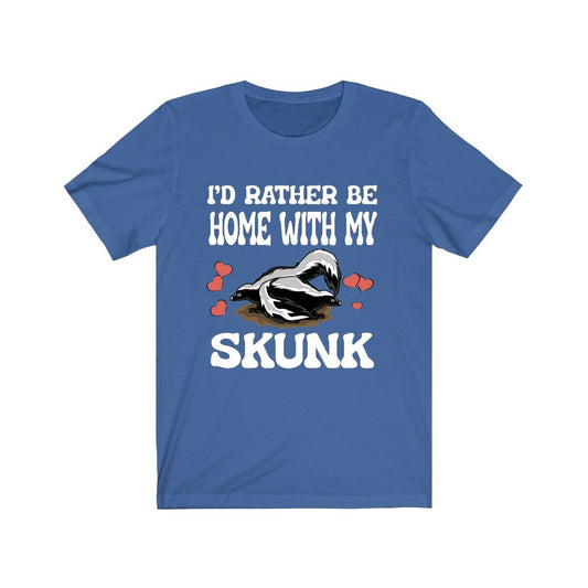 Rather Be Home With My Skunk Shirt - skunk print design