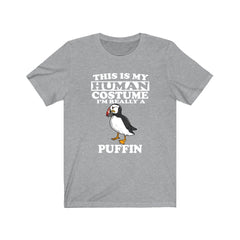 This is my human costume I am really a puffin Atlantic seabird tee