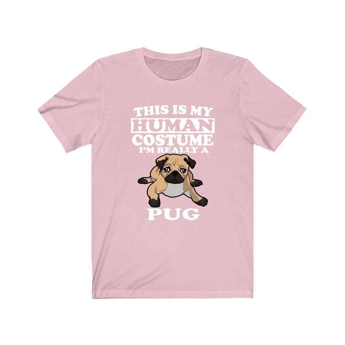 Pug Costume Funny T-Shirt - novelty pug print design