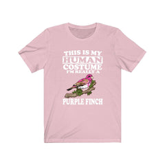This Is My Human Costume I'm Really A Purple Finch Shirt - purple finch print design