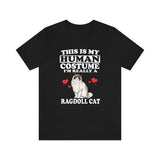 This Is My Human Costume I'm Really A Ragdoll Cat Shirt, Ragdoll  Lover Shirt, Ragdoll  Shirt, Cat Funny Gift, Animal Adult Kids Shirt Image 1