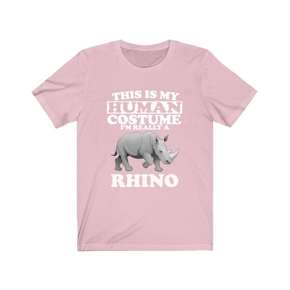 This Is My Human Costume I'm Really A Rhino Shirt, Rhino Lover Shirt, Rhino Shirt, Rhino Funny Gift, Adult Kids Shirt Image 4