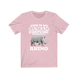 This Is My Human Costume I'm Really A Rhino Shirt, Rhino Lover Shirt, Rhino Shirt, Rhino Funny Gift, Adult Kids Shirt Image 4