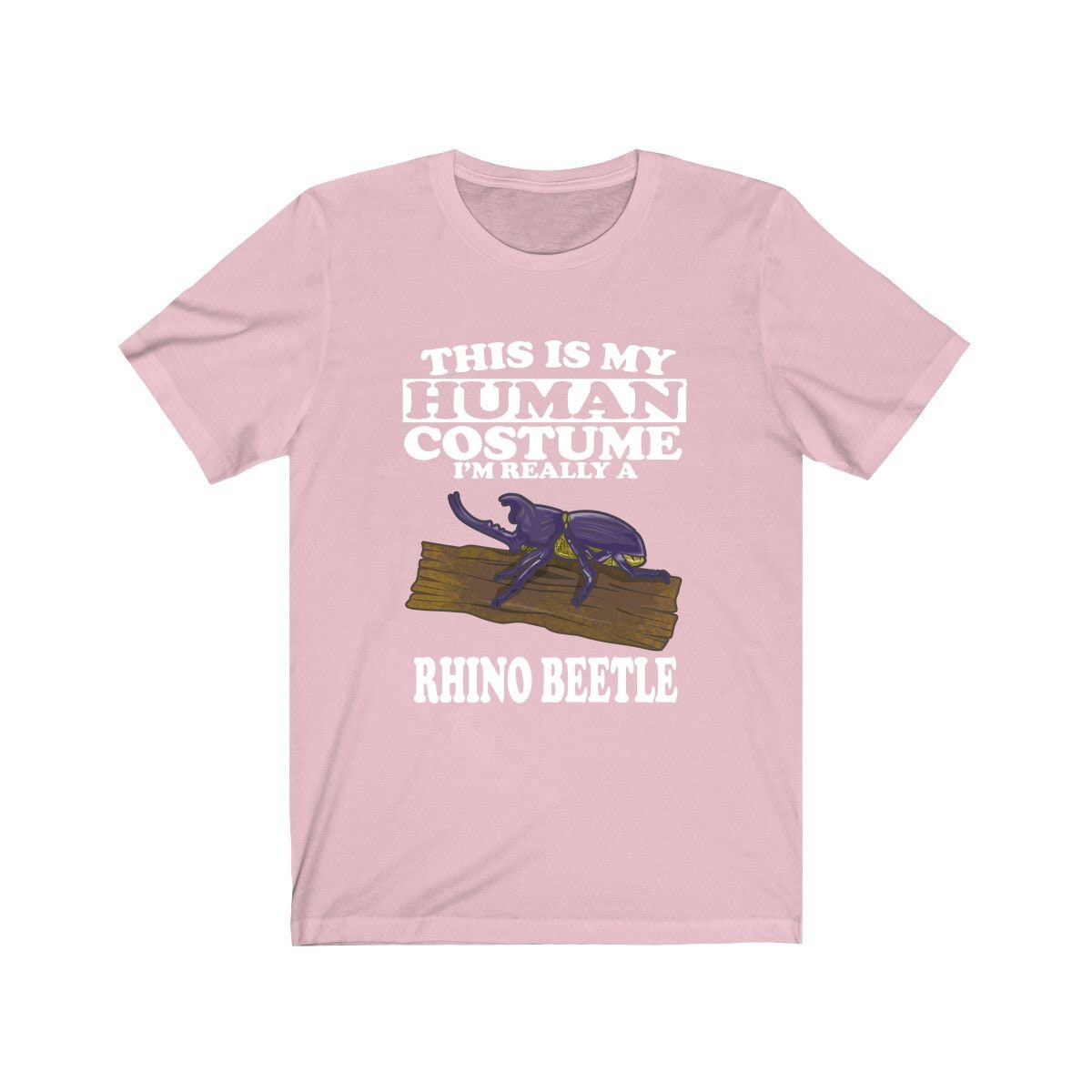 This Is My Human Costume I'm Really A Rhino Beetle Shirt, Rhino Beetle Lover Shirt, Beetle Shirt, Rhino Funny Gift, Adult Kids Shirt Image 4