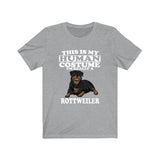 This Is My Human Costume I'm Really A Rottweiler Dog Shirt, Rottweiler Lover Shirt, Rottweiler Shirt, Dog Funny Gift, Adult Kids Shirt Image 3