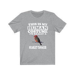 This Is My Human Costume I'm Really A Scarlet Tanager Shirt - Scarlet Tanager print