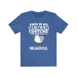 This Is My Human Costume I'm Really A  Seagull Shirt,  Seagull Lover Shirt, Birding Shirt, Bird Funny Gift, Adult Kids Shirt Image 2