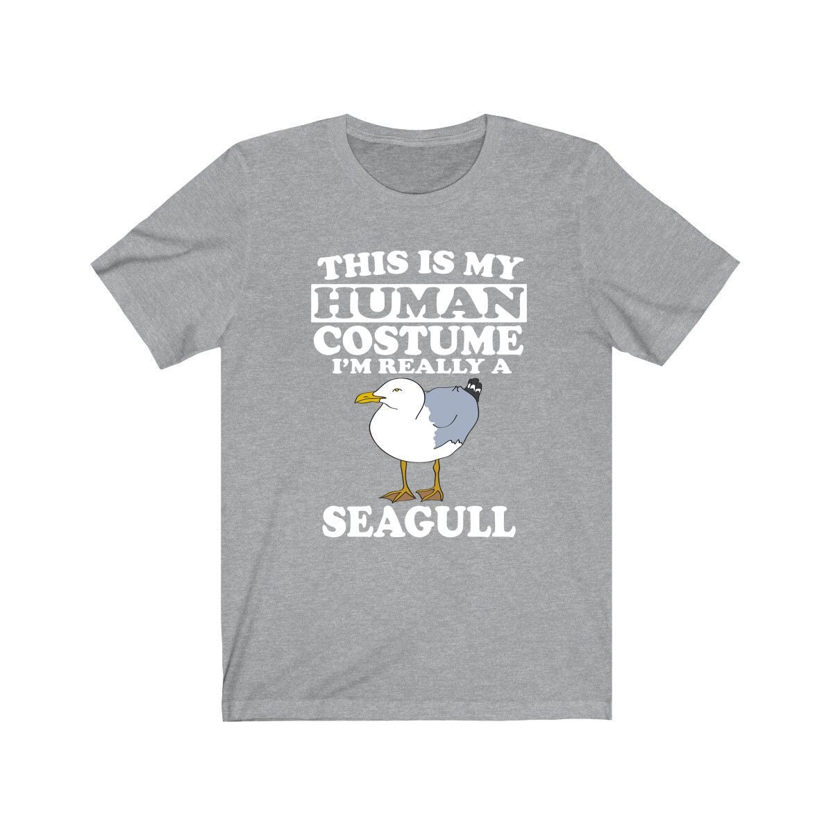 This Is My Human Costume I'm Really A  Seagull Shirt,  Seagull Lover Shirt, Birding Shirt, Bird Funny Gift, Adult Kids Shirt Image 3