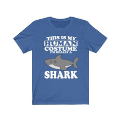 Shark Human Costume Shirt - shark print design