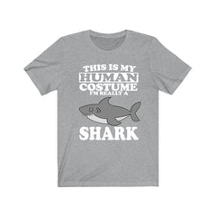 Shark Human Costume Shirt - shark print design