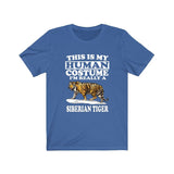 This Is My Human Costume I'm Really A Siberian Tiger Shirt, Siberian Tiger Lover Shirt, Tiger Shirt, Tiger Funny Gift, Adult Kids Shirt Image 2