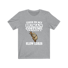 This Is My Human Costume I'm Really A Slow Loris Shirt - slow loris print design