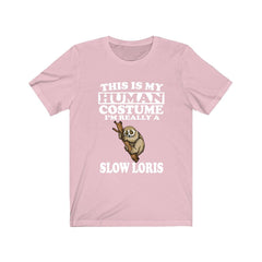 This Is My Human Costume I'm Really A Slow Loris Shirt - slow loris print design