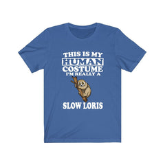 This Is My Human Costume I'm Really A Slow Loris Shirt - slow loris print design