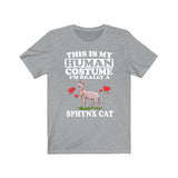 This Is My Human Costume I'm Really A Sphynx Cat Shirt, Sphynx Cat Lover Shirt, Sphynx Cat Shirt, Cat Funny Gift, Animal Adult Kids Image 3