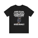 This Is My Human Costume I'm Really A Spyder Monkey Shirt, Spyder Monkey Lover Shirt, Monkey Shirt, Monkey Funny Gift, Animal Adult Kids Image 2