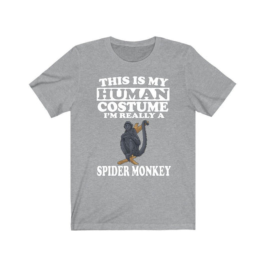 This Is My Human Costume I'm Really A Spider Monkey Shirt - spider monkey print design