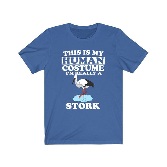 This Is My Human Costume I'm Really A Stork Bird Shirt - stork print design