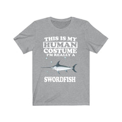 This Is My Human Costume I'm Really A Swordfish Shirt - swordfish print design