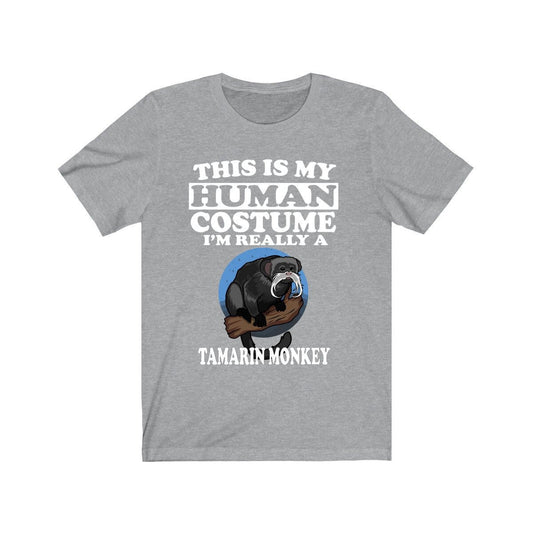 This Is My Human Costume I'm Really A Tamarin Monkey Shirt - tamarin print design