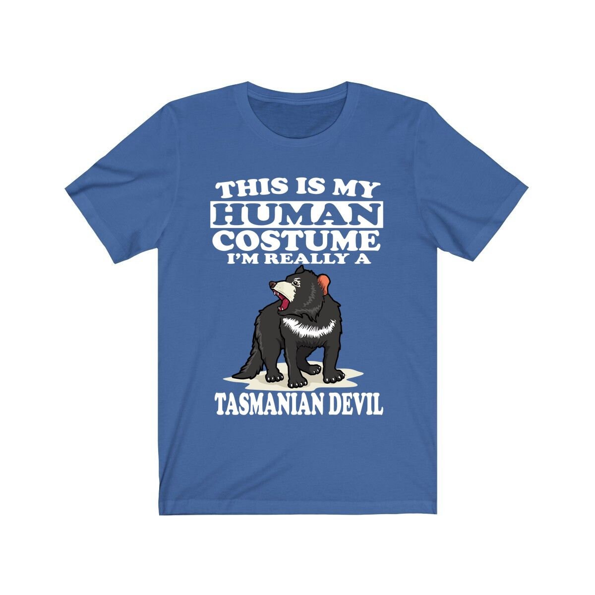 This Is My Human Costume I'm Really A Tasmanian Devil Shirt, Tasmanian Devil Lover Shirt, Tasmanian Devil Funny, Animal Adult Kids Image 3