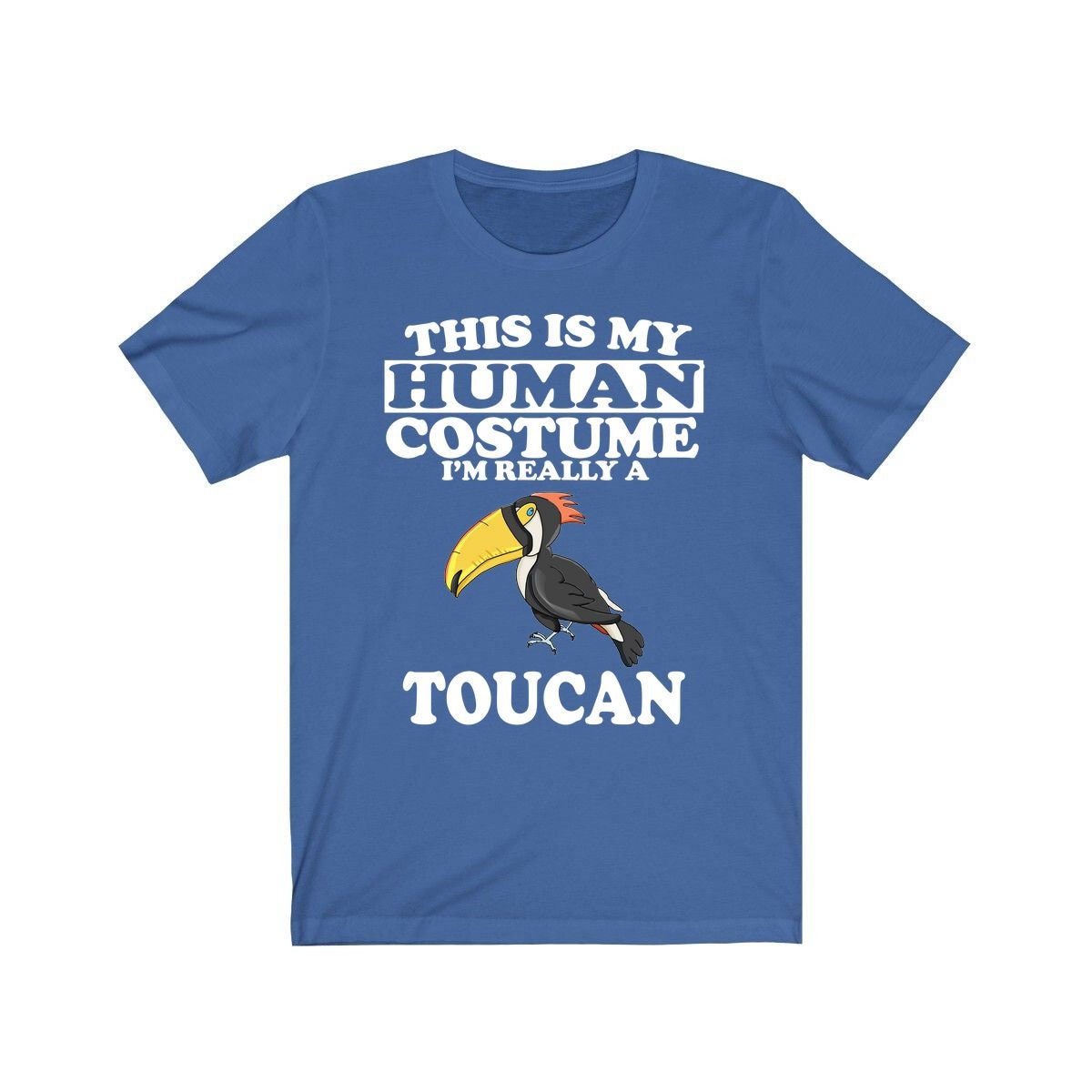 This Is My Human Costume I'm Really A Toucan Bird Shirt, Toucan Lover Shirt, Toucan Shirt, Funny Birding Gift, Animal Adult Kids Image 3
