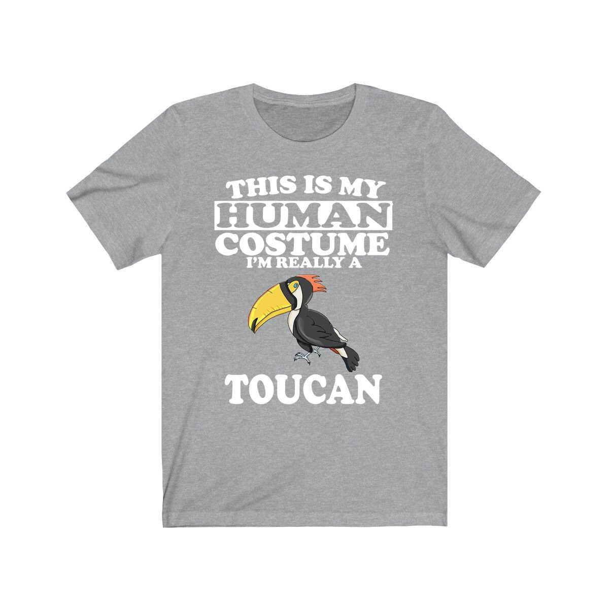 This Is My Human Costume I'm Really A Toucan Bird Shirt, Toucan Lover Shirt, Toucan Shirt, Funny Birding Gift, Animal Adult Kids Image 1