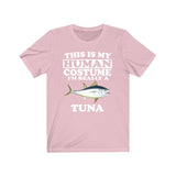 This Is My Human Costume I'm Really A Tuna Shirt, Tuna Lover Shirt, Tuna Shirt, Funny Fish Gift, Animal Adult Kids Image 4