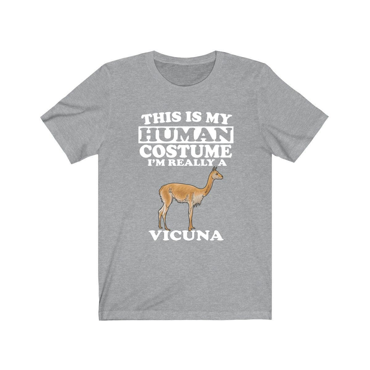 This Is My Human Costume I'm Really A Vicuna Shirt, Vicuna Lover Shirt, Vicuna Shirt, Funny Vicuna Gift, Animal Adult Kids Image 3