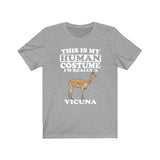 This Is My Human Costume I'm Really A Vicuna Shirt, Vicuna Lover Shirt, Vicuna Shirt, Funny Vicuna Gift, Animal Adult Kids Image 3