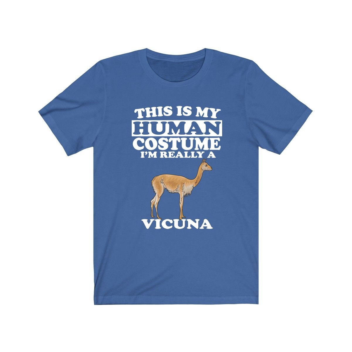 This Is My Human Costume I'm Really A Vicuna Shirt, Vicuna Lover Shirt, Vicuna Shirt, Funny Vicuna Gift, Animal Adult Kids Image 2