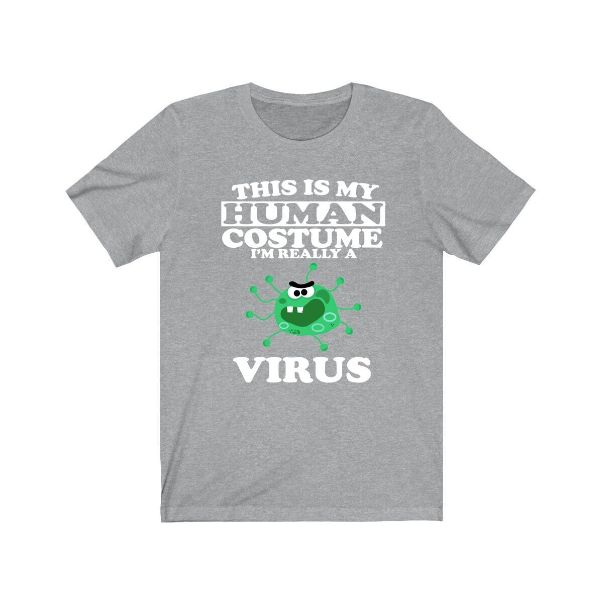 This Is My Human Costume I'm Really A Virus Shirt, Virus Lover Shirt, Virus Shirt, Funny Virus Gift, Animal Adult Kids Image 3