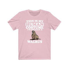 This Is My Human Costume I'm Really A Walrus Shirt - walrus print design