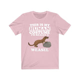 This Is My Human Costume I'm Really A Weasel Shirt, Weasel Lover Shirt, Weasel Shirt, Funny Weasel Gift, Animal Adult Kids Image 4
